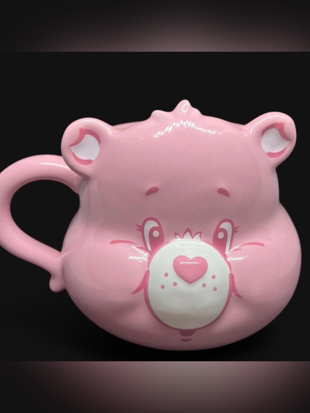 Pink Multicolor Carebear 450ml Cartoon  Ceramic Mug, Teacup for Coffee & Tea